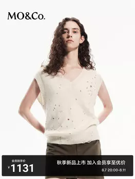 Жилет женский Moco из овечьей шерсти, серый