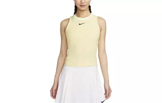 Жилет женский мягкий желтый Nike