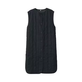 Жилет женский Muji длинный, светло-бежевый
