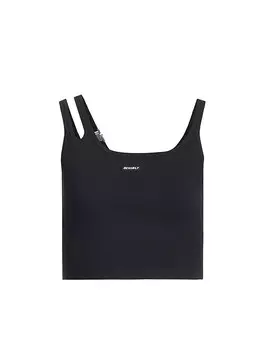 Жилет женский Ochirly Ou Shili с короткими лямками, черный