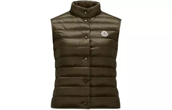 Жилет женский оливково-зеленый Moncler