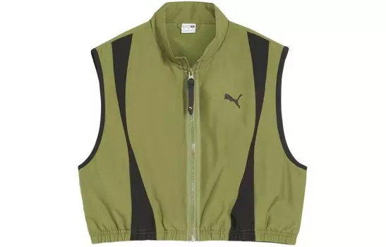 Жилет женский оливково-зеленый Puma