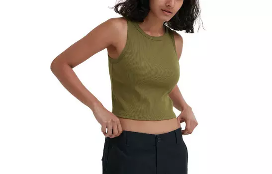 Жилет женский Оливковый Uniqlo