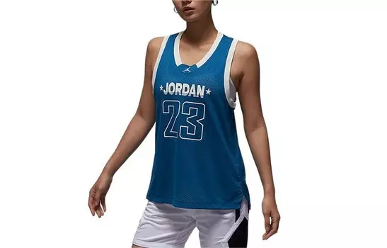 Жилет женский промышленный синий/парусно-белый/парусно-белый Jordan