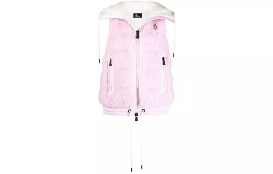 Жилет женский розовый Moncler, розовый