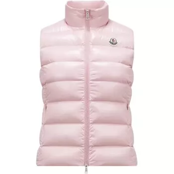 Жилет женский розовый Moncler, розовый