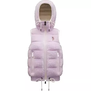 Жилет женский розовый Moncler, розовый