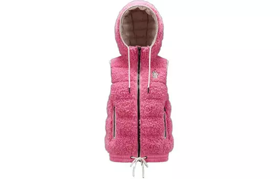 Жилет женский розовый Moncler, розовый