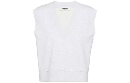Жилет женский серый Miu Miu