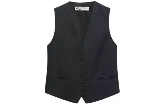 Жилет женский серый Zara