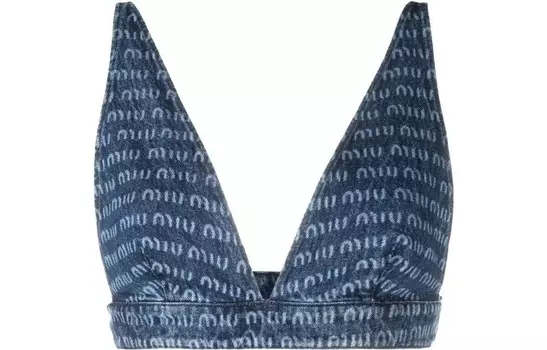 Жилет женский синий Miu Miu