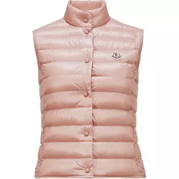 Жилет женский светло-розовый Moncler, светло-розовый
