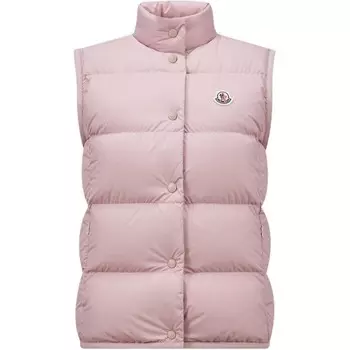 Жилет женский светло-розовый Moncler, светло-розовый