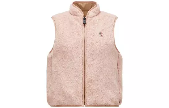 Жилет женский светло-розовый Moncler, светло-розовый
