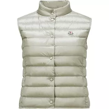Жилет женский светло-серый Moncler