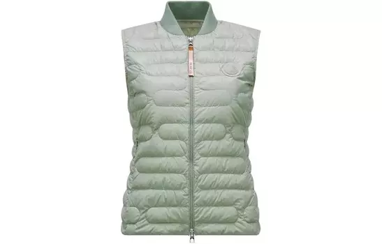 Жилет женский светло-зеленый Moncler