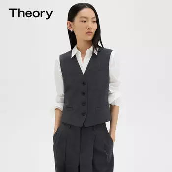 Жилет женский Theory костюмный, темно-серый