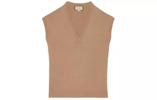 Жилет женский верблюжий Gucci