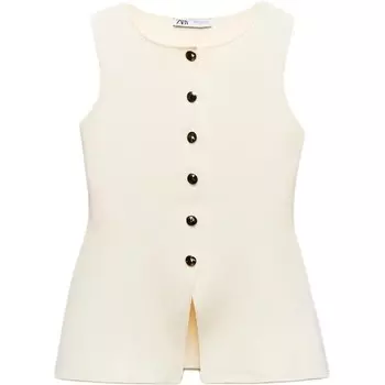 Жилет женский Zara, черный
