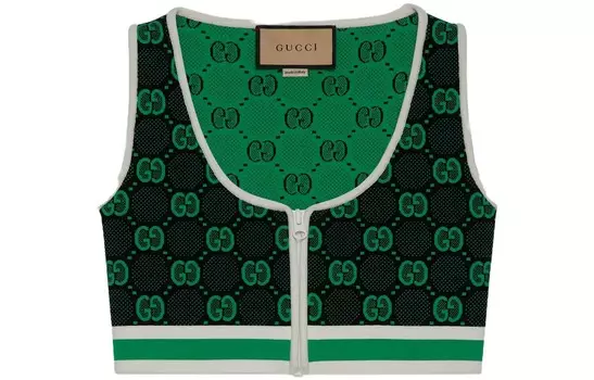 Жилет женский зеленый Gucci