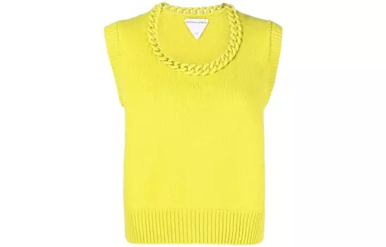 Жилет женский желтый Bottega Veneta