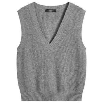 Жилет жилет трикотажный Weekend By Max Mara, серый