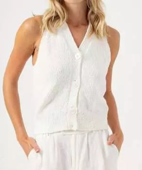 Жилет Zya белого цвета sundays