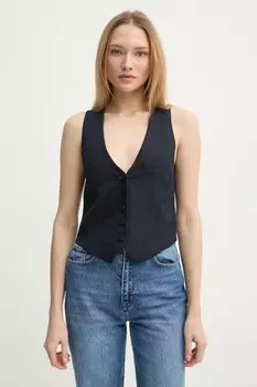 Жилетка из шерсти Zadig&Voltaire, темно-синий