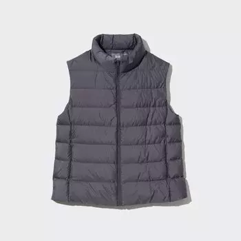 Жилетка Uniqlo женская сверхлегкая, серый