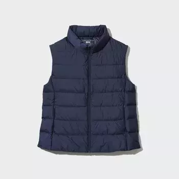Жилетка Uniqlo женская сверхлегкая, темно-синий