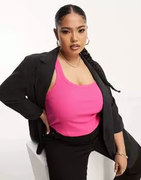 Жилетка Yours Racer ярко-розового цвета