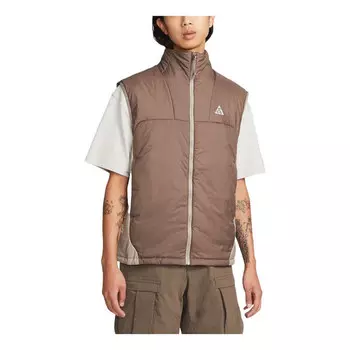 Жилеты acg therma fit adv rope de dope полноразмерный жилет с застежкой-молнией Nike, коричневый