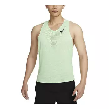 Жилеты aeroswift dri fit adv жилет для бега Nike, зеленый