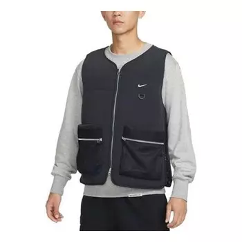 Жилеты баскетбольный жилет премиум-класса на молнии Nike, черный