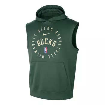 Жилеты dri fit nba безрукавка с капюшоном Nike, зеленый
