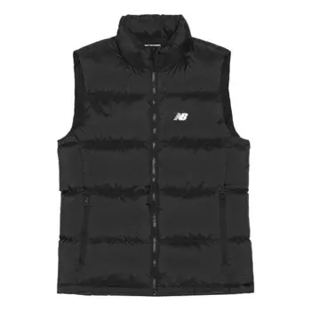 Жилеты классический стеганый жилет New Balance, черный