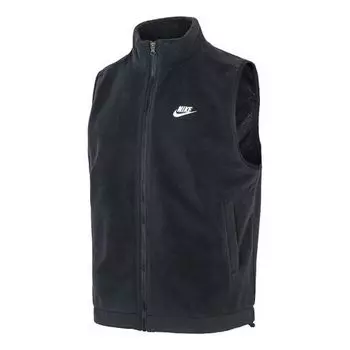 Жилеты клуб флис зимний жилет Nike, черный