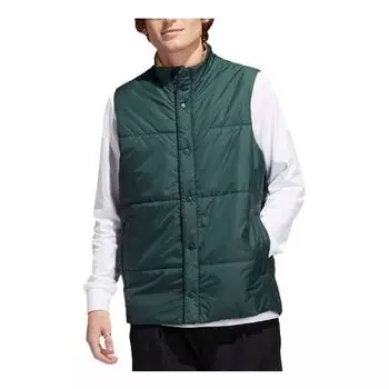 Жилеты оригиналы утепленный жилет Adidas, зеленый