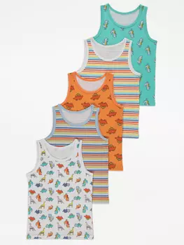 Жилеты с динозаврами, 5 шт. George.