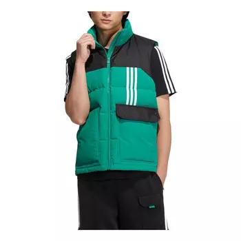 Жилеты с пуховыми жилетами Adidas, зеленый