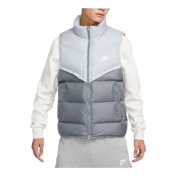 Жилеты windrunner stormfit пуховый жилет Nike, серый
