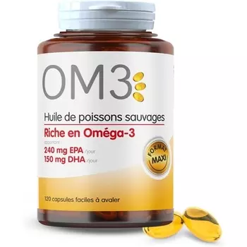 Жир дикой рыбы, богатый омега-3 для нормальной работы сердца Om3