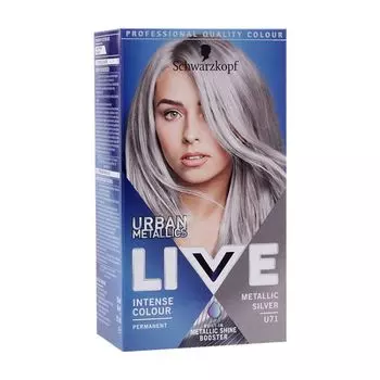 Живая краска для волос Schwarzkopf, цвет u71 metaliskas sidabras