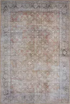 Живой ковер LUXOR "Punto", прямоугольный, короткий ворс, принт, восточный стиль, винтажный дизайн LUXOR living 80х150 см, цвет multi