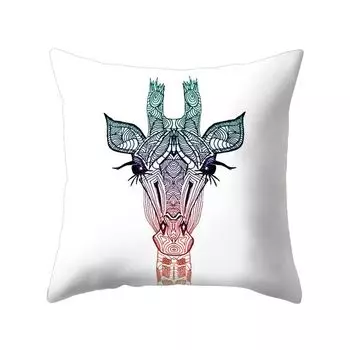 Животное Жирафы Коза Узор Пледы Наволочка Талия Чехлы для подушек Домашний Декор-10 # Stuttg