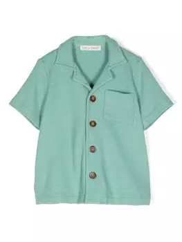 Zhoe & Tobiah фактурная рубашка, зеленый