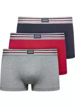 Жокейские плавки "Cotton Stretch" (упаковка, 3 шт.), средняя высота по талии Jockey, серый