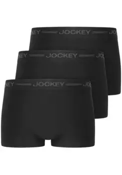 Жокейские плавки "Everyday Seamless" (упаковка, 3 шт.) Jockey, черный