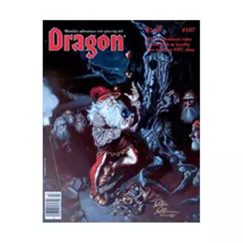 Журнал #107 "Advanced Rules for DL11 - Dragons of Glory, Mariner NPC", Dragon Magazine #101 - #150