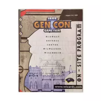 Журнал 1999 Gen Con Game Fair On-Site Program, Promos, Posters, Catalogs and More (WOTC)
